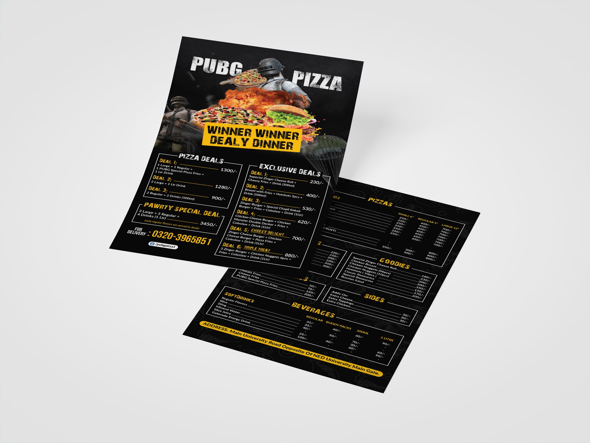 Flyer and Catalog Design Sample for Business Marketing in Bahrain