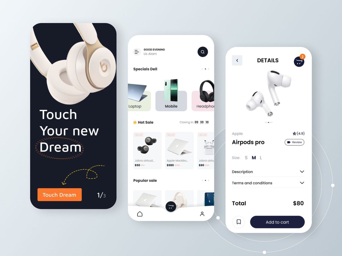 Ecommerce Website UI UX Design Project