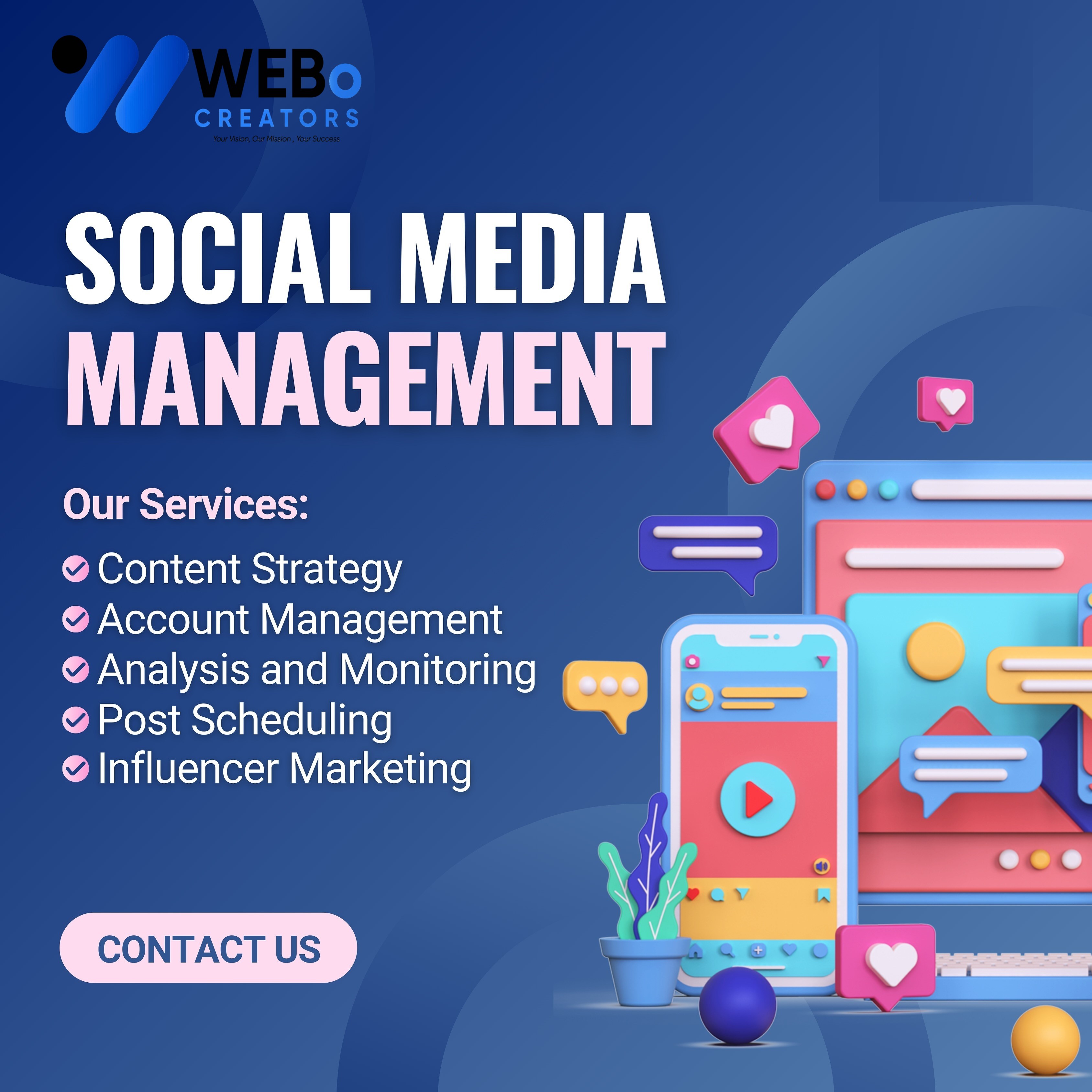 Social Media Management Services, Marketing & Optimization Company in Bahrain