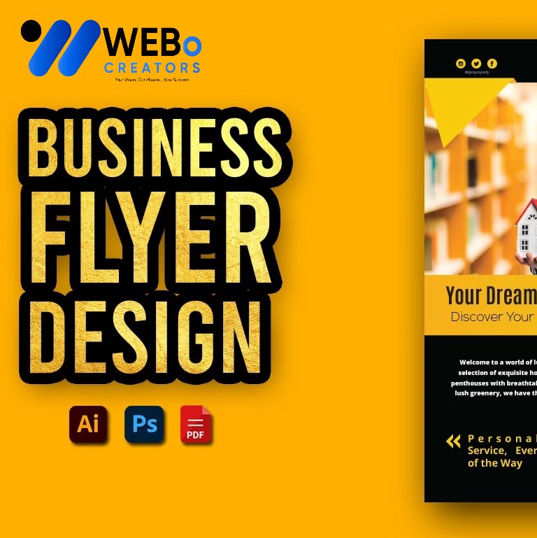 Creative Flyer Design for Moving Company in Bahrain | Flyer for Removals Services