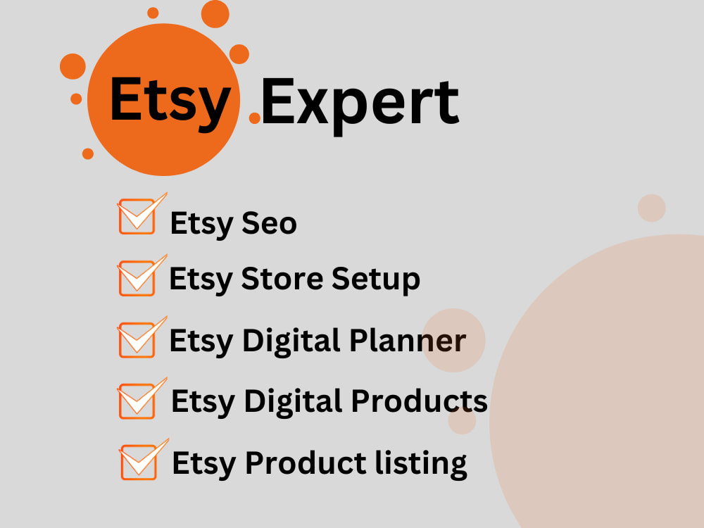 Etsy Shop Setup Service | Branding, SEO, Banner Design, Product Listings in Bahrain
