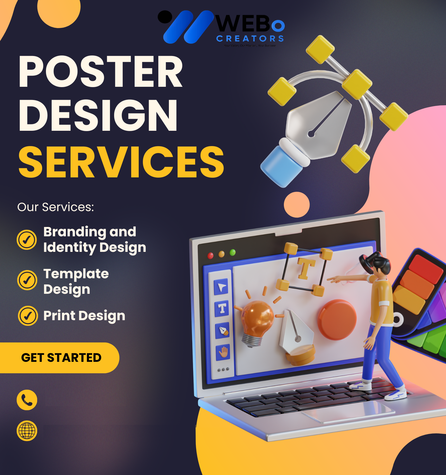 Best Print Design Services in Bahrain Flyers Brochures Posters