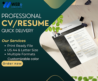 Elegant Resume Design Service, CV designs, CV writing in Bahrain For Gain Job