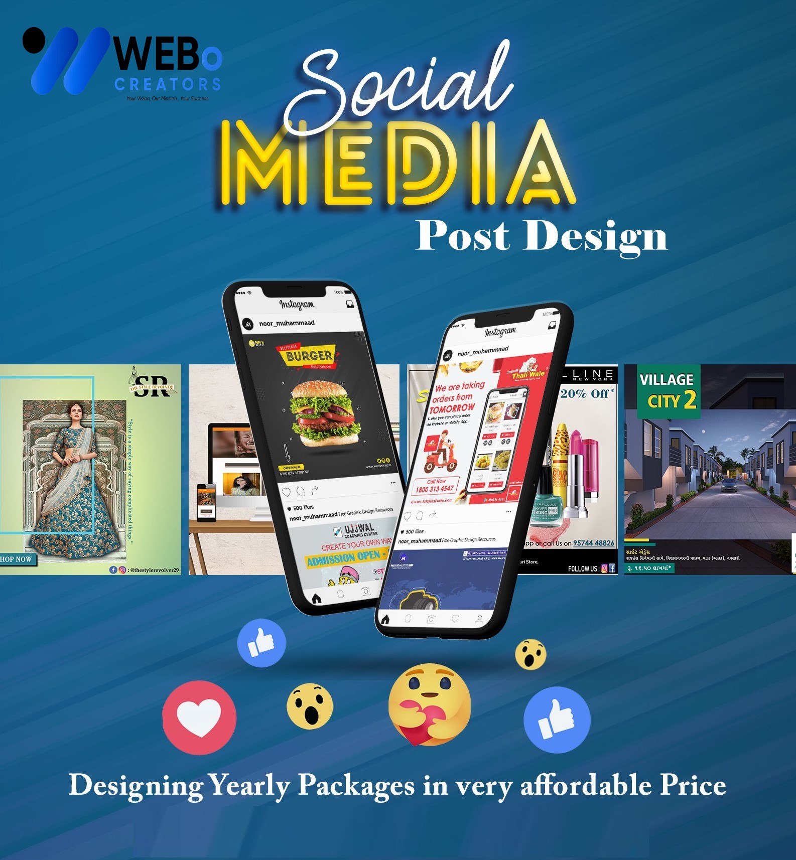 Social Media Post Design Services in Bahrain for Businesses and Brands