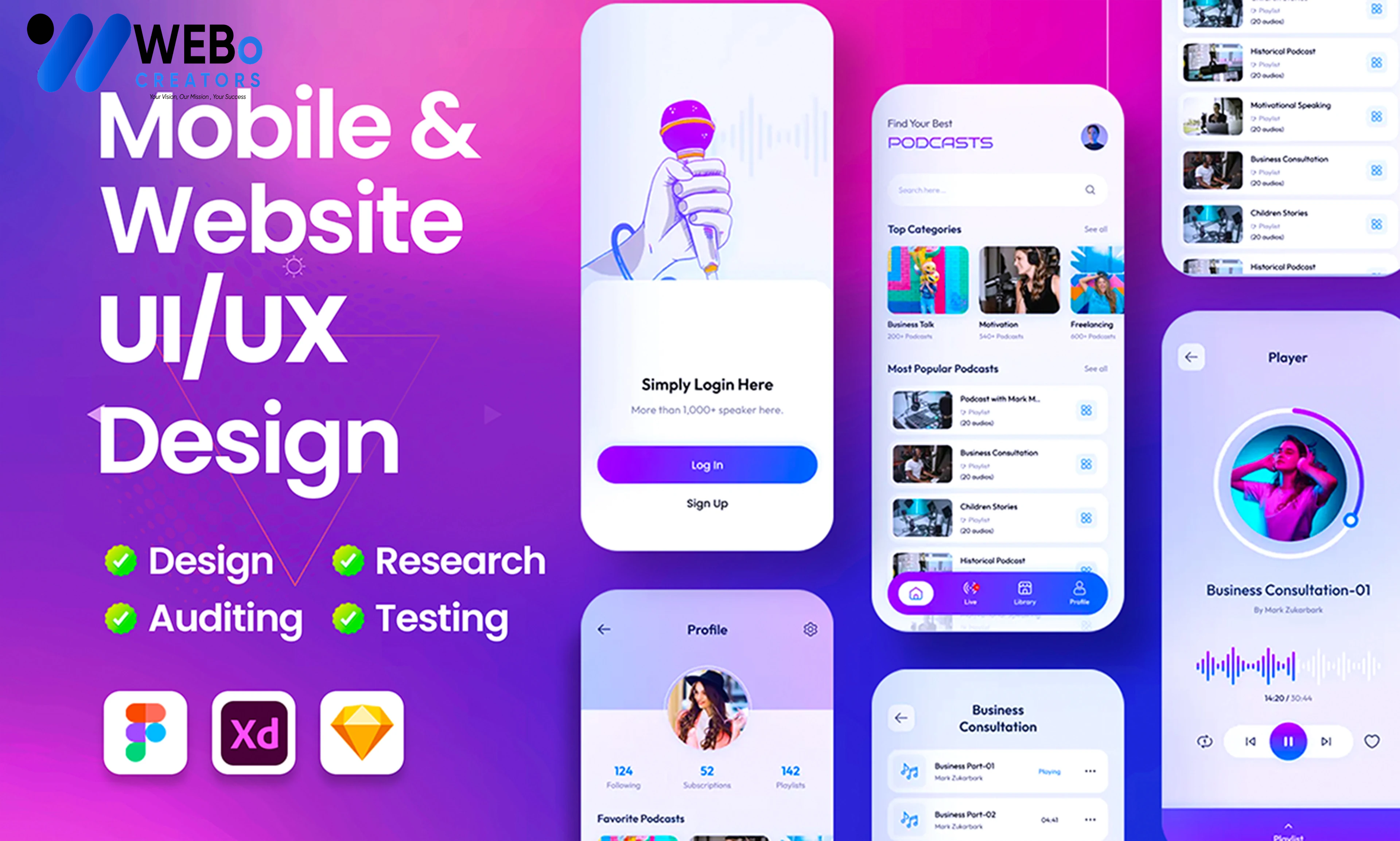 Flutter App UI/UX Design | Beautiful Flutter Interface Design in Bahrain