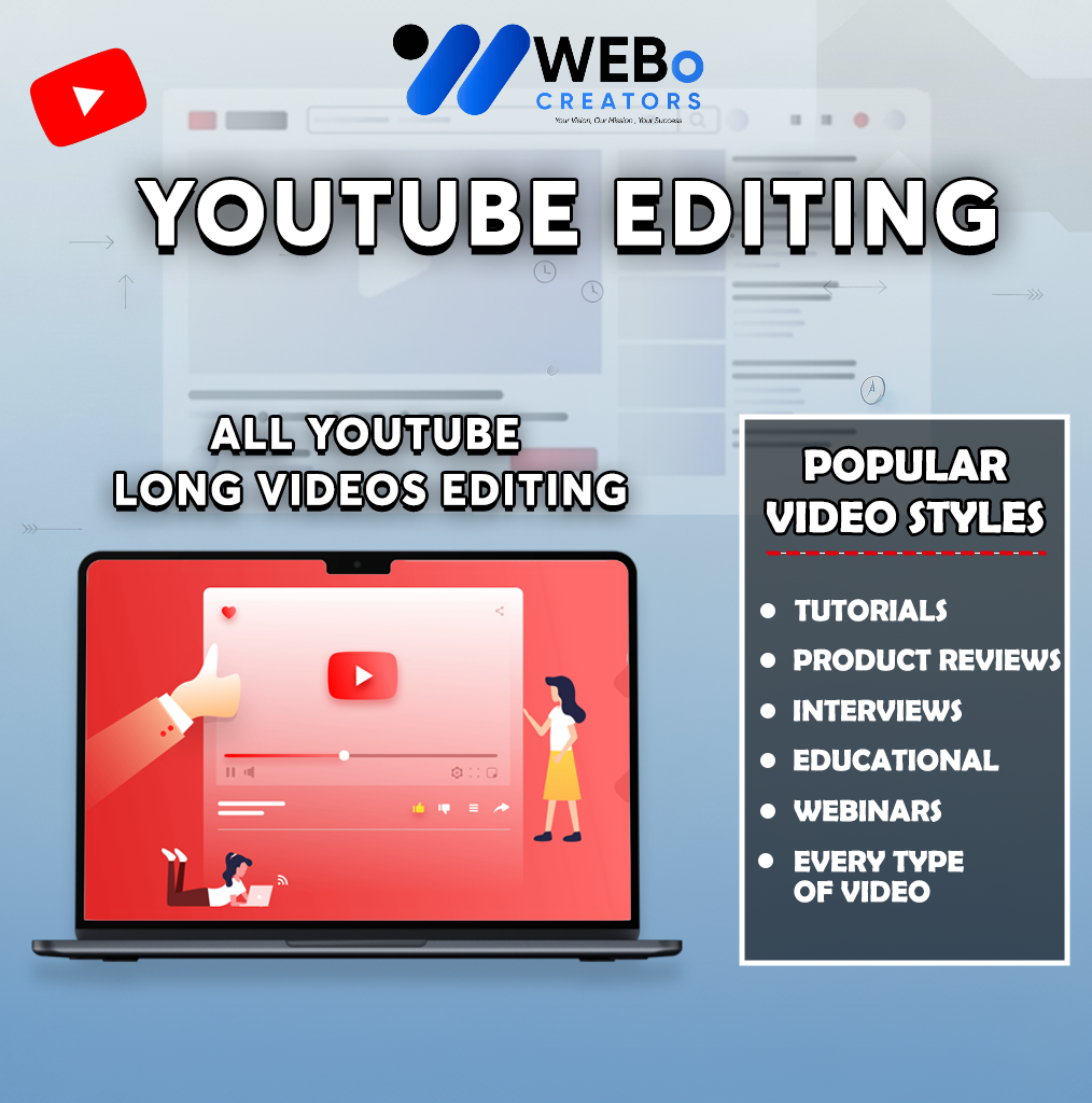 YouTube Video Editing Services at Affordable Cost - Hire Experienced YouTube Video Editors in Bahrain